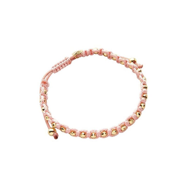 Rosa Armband Gold Kugeln "indischen Sommer" - Biba