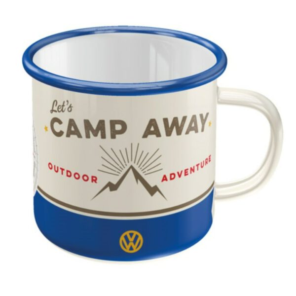 Emaille beker Volkswagen Camp